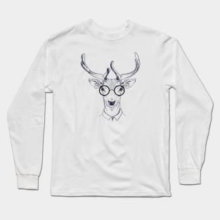 Geeky Deer Long Sleeve T-Shirt